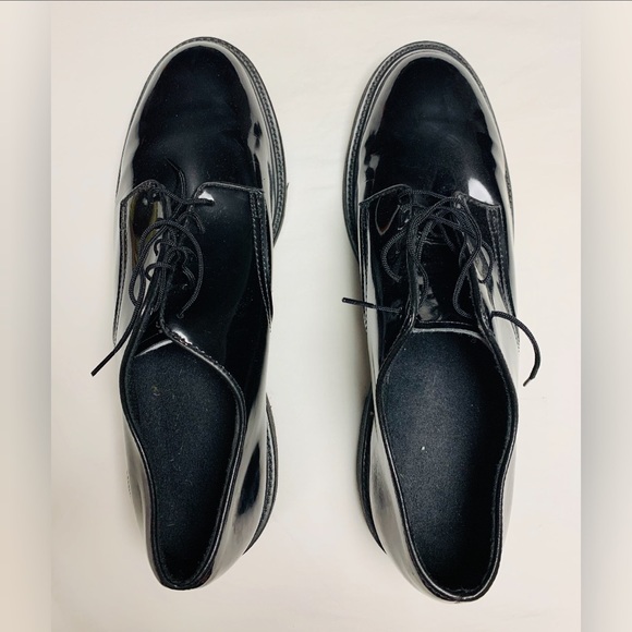 UFCW MENS FORMAL UNIFORM PATENT LEATHER SHOES 11.5